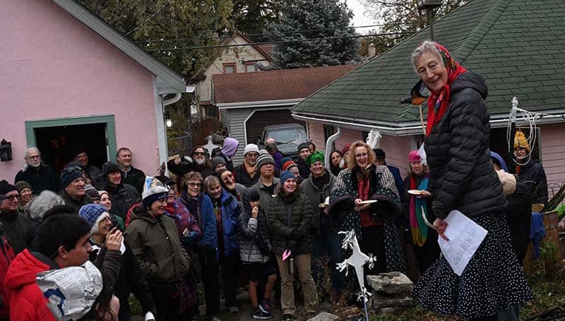 Sandy-Spieler-speaks-at-Puppet-Nest-Opening