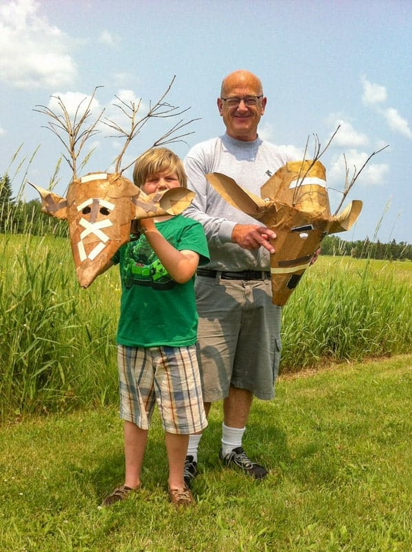 Deer Mask Workshops by Sandy Spieler