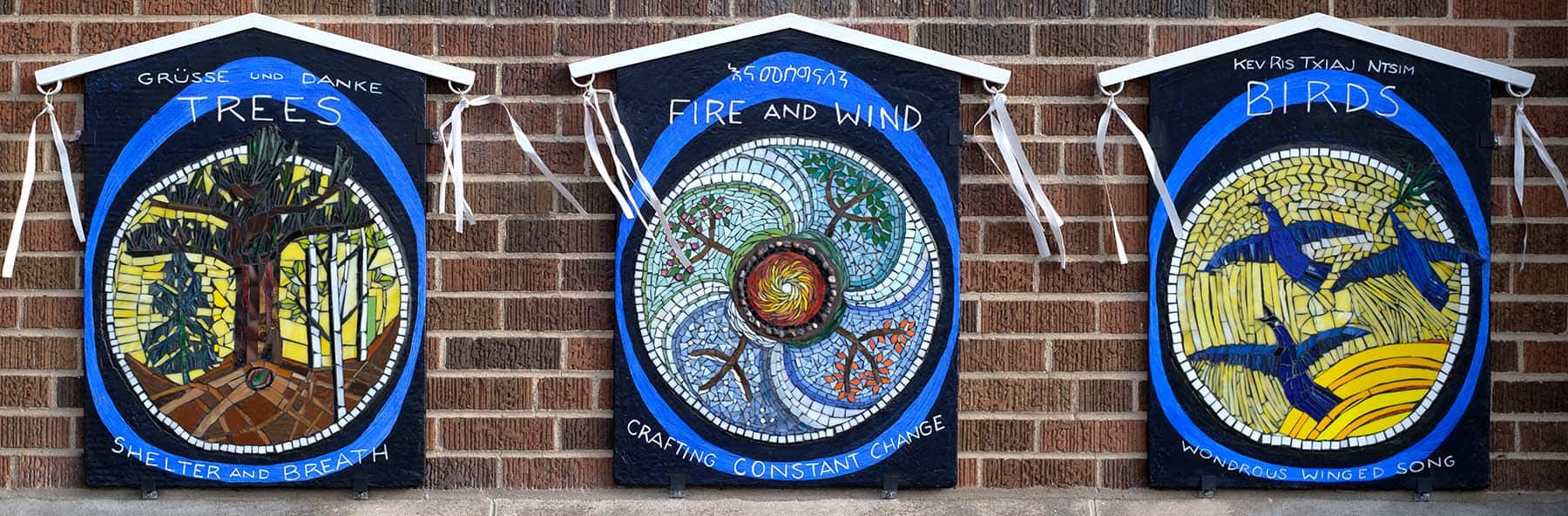 here in this place mosaic 28w by Sandy Spieler