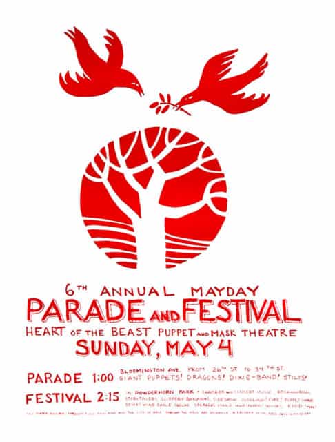 mayday 1980 poster by Sandy Spieler