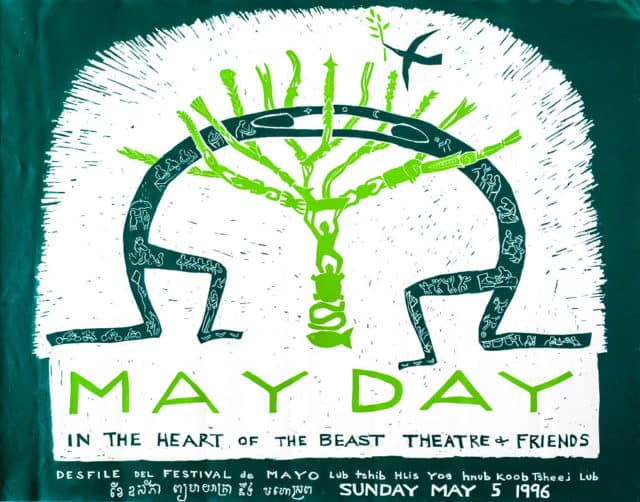 mayday 1996 poster by Sandy Spieler