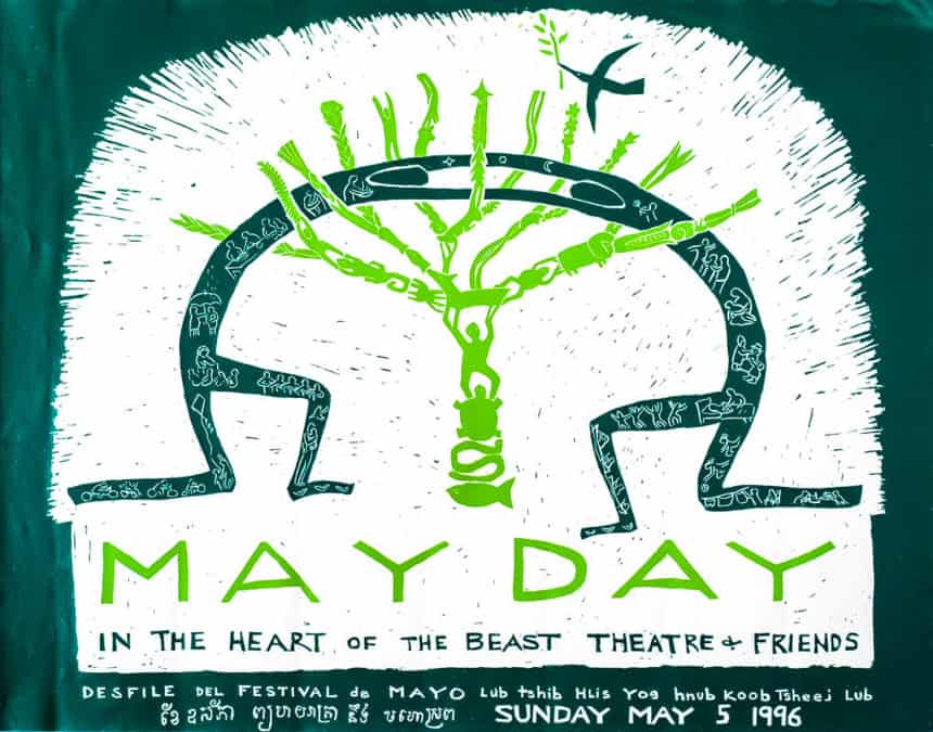 mayday 1996 poster by Sandy Spieler