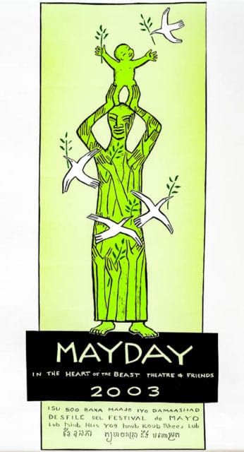 mayday 2003 poster by Sandy Spieler
