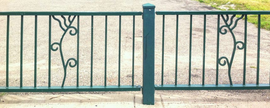 Lake Street Streetscape Railing by Sandy Spieler